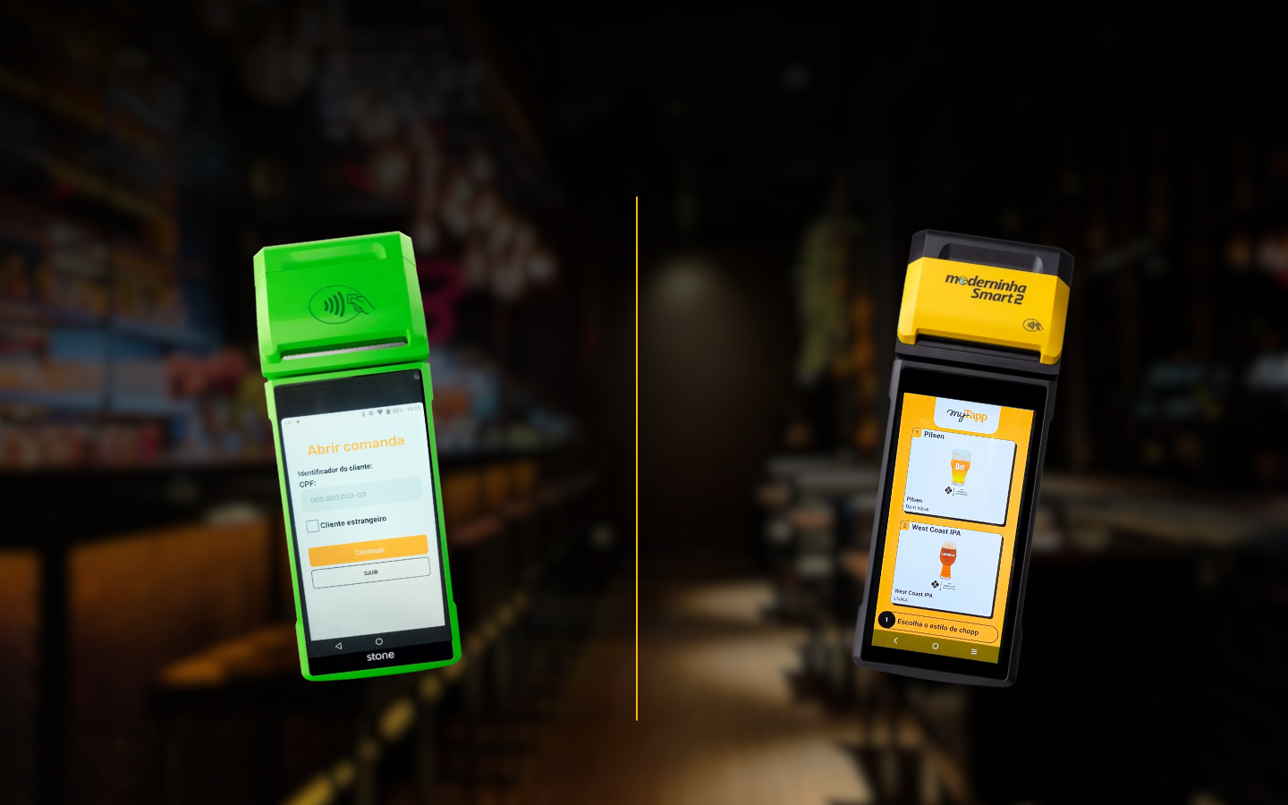 autosserviço formas de pagamento